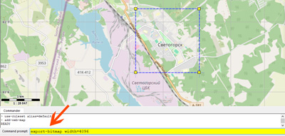 Настройки экспорта подложки для ETS 2 в программе Maperitive