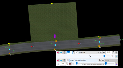Быстрое редактирование обочины дороги в редакторе карты ETS 2